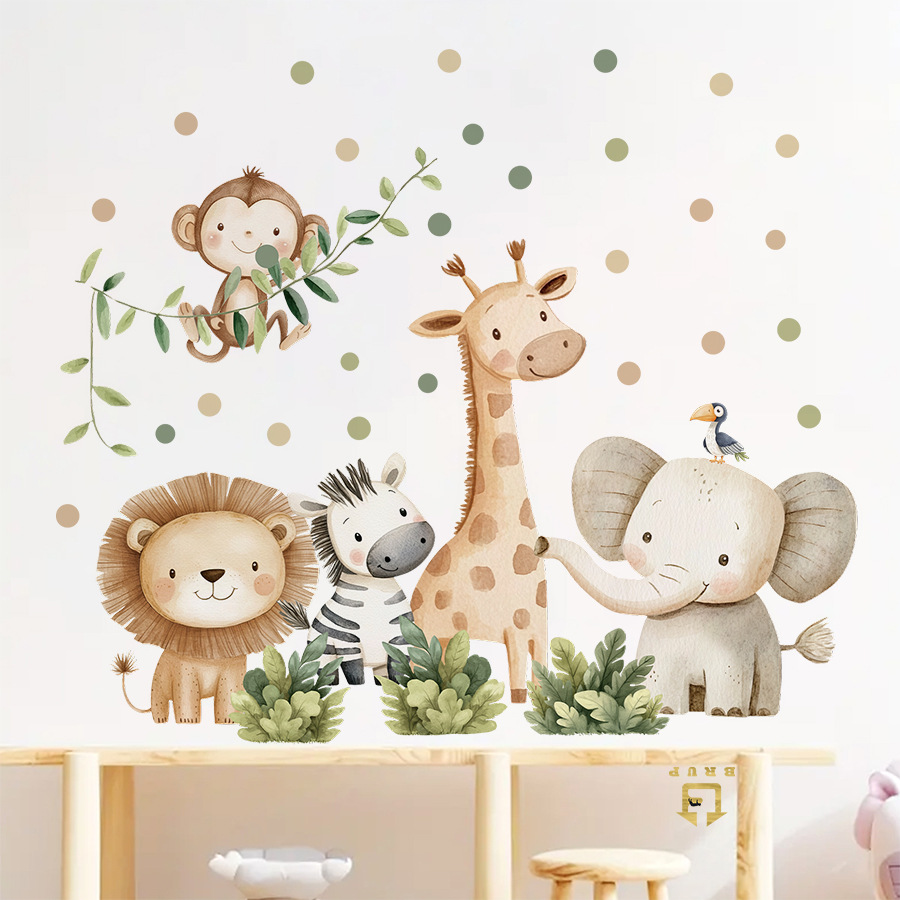 Boho bosdieren muurstickers vo - Baby Nursery Decor Girl recensie en prijs