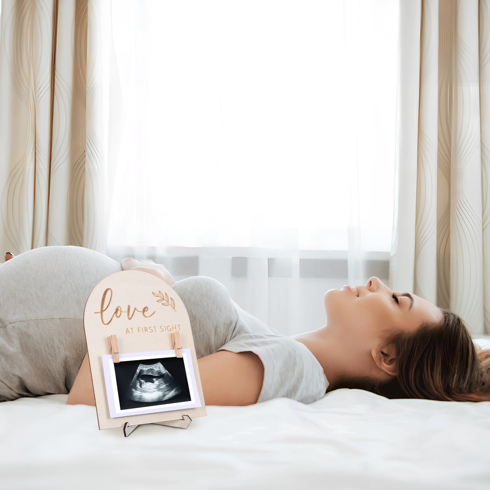 Houten babyfotolijst, multifun - Baby Nursery Frames recensie en prijs