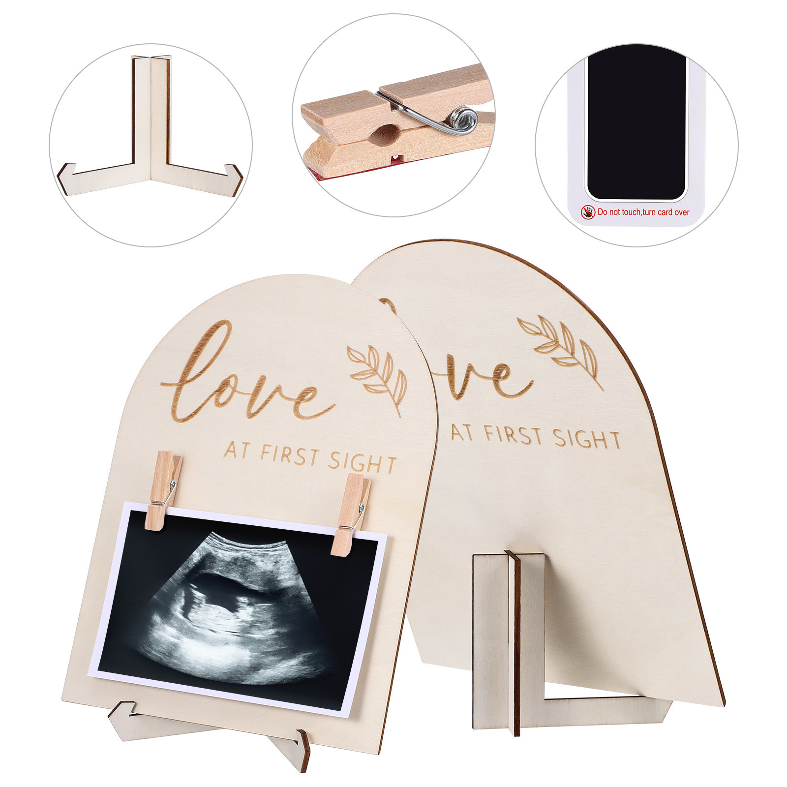 Houten babyfotolijst, multifun - Baby Nursery Frames recensie en prijs