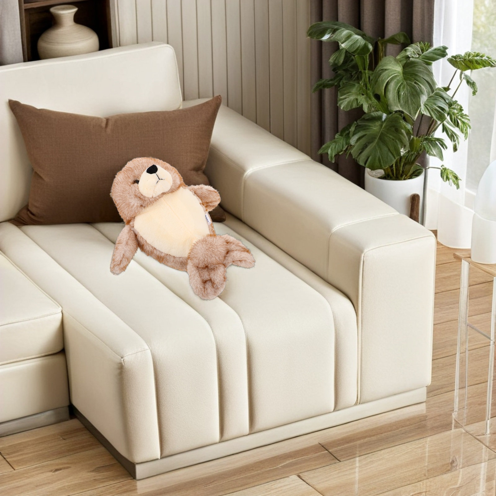 Zachte knuffel zeehond, bruin, - Baby Nursery Boy recensie en prijs